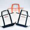 Monogrammed Small Canvas Tote Bag