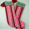 Block Print Christmas Stocking
