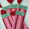 Block Print Christmas Stocking