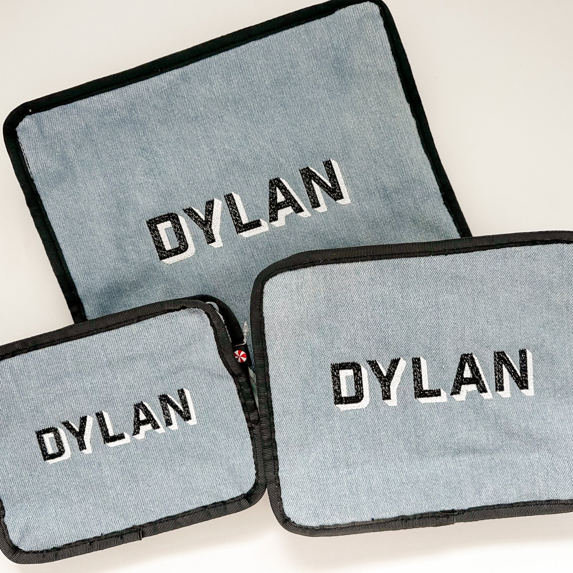 Monogrammed *Denim* Packing Cubes