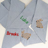 Embroidered Gingham Easter Basket Sash