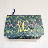 Monogrammed Liberty of London Cosmetic Bag