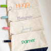 Monogrammed Canvas Accessory Pouch