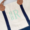 Monogrammed Canvas Weekender Bag