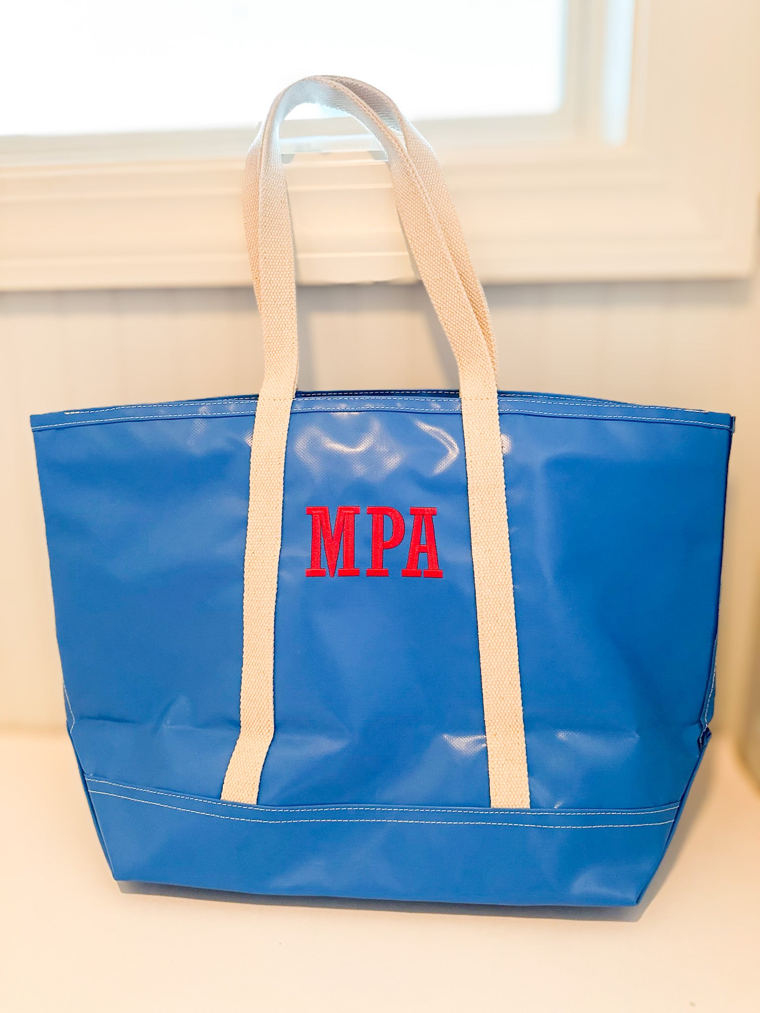 Monogrammed Waterproof Splash Tote