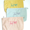 *Large* Monogrammed Waterproof Pouch