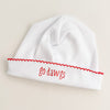 Monogrammed Picot Trim Hat