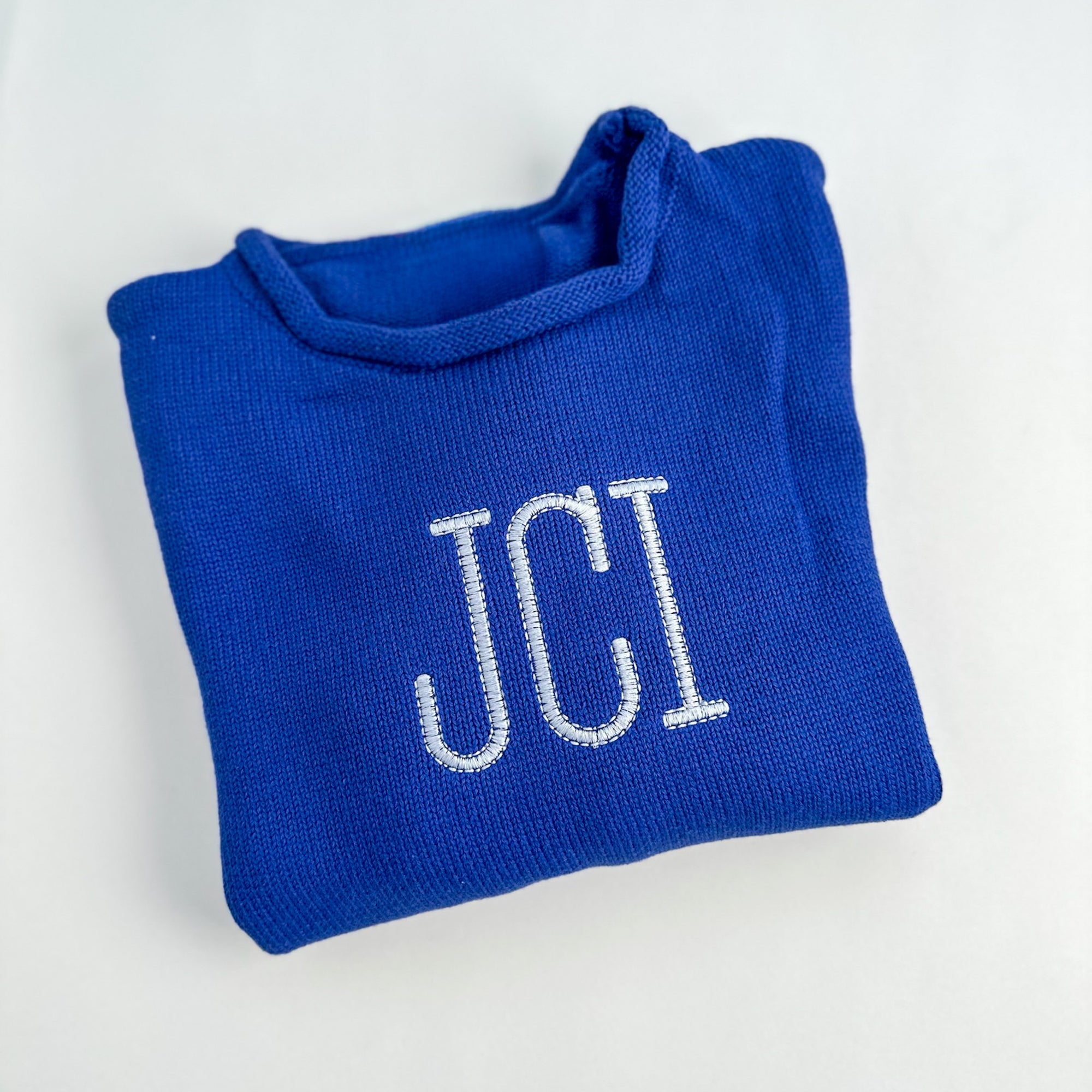 Monogrammed Toddler Rollneck Sweater