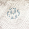 Monogrammed Baby Quilt