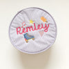 Monogrammed *Wipeable* Jewelry Round