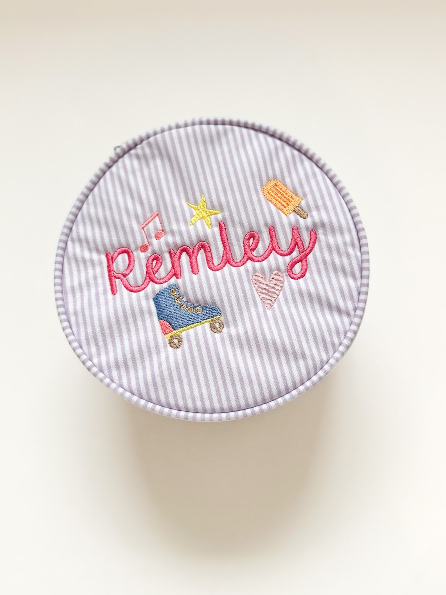 Monogrammed *Wipeable* Jewelry Round