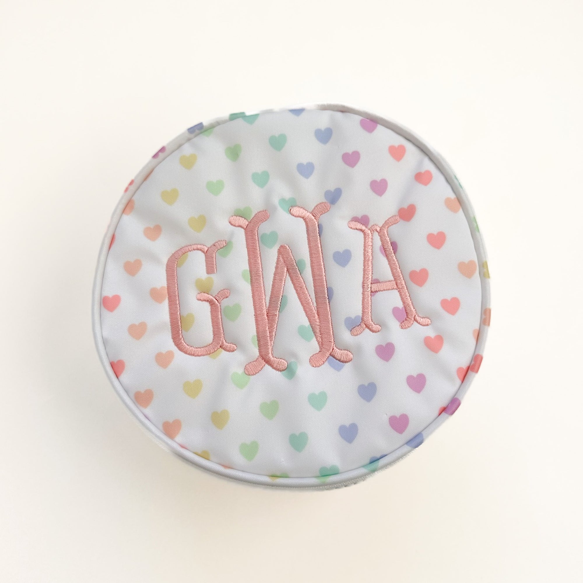 Monogrammed *Wipeable* Jewelry Round