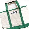 Monogrammed Small Canvas Tote Bag