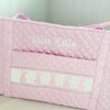Monogrammed Smocked Duffle Bag