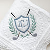 Monogrammed Baby Quilt