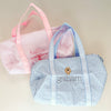 Monogrammed *Gingham* Baby Duffle Bag