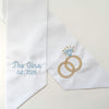Embroidered Wedding Wreath Sash