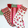 Block Print Christmas Stocking