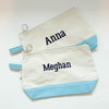 Monogrammed Canvas Accessory Pouch