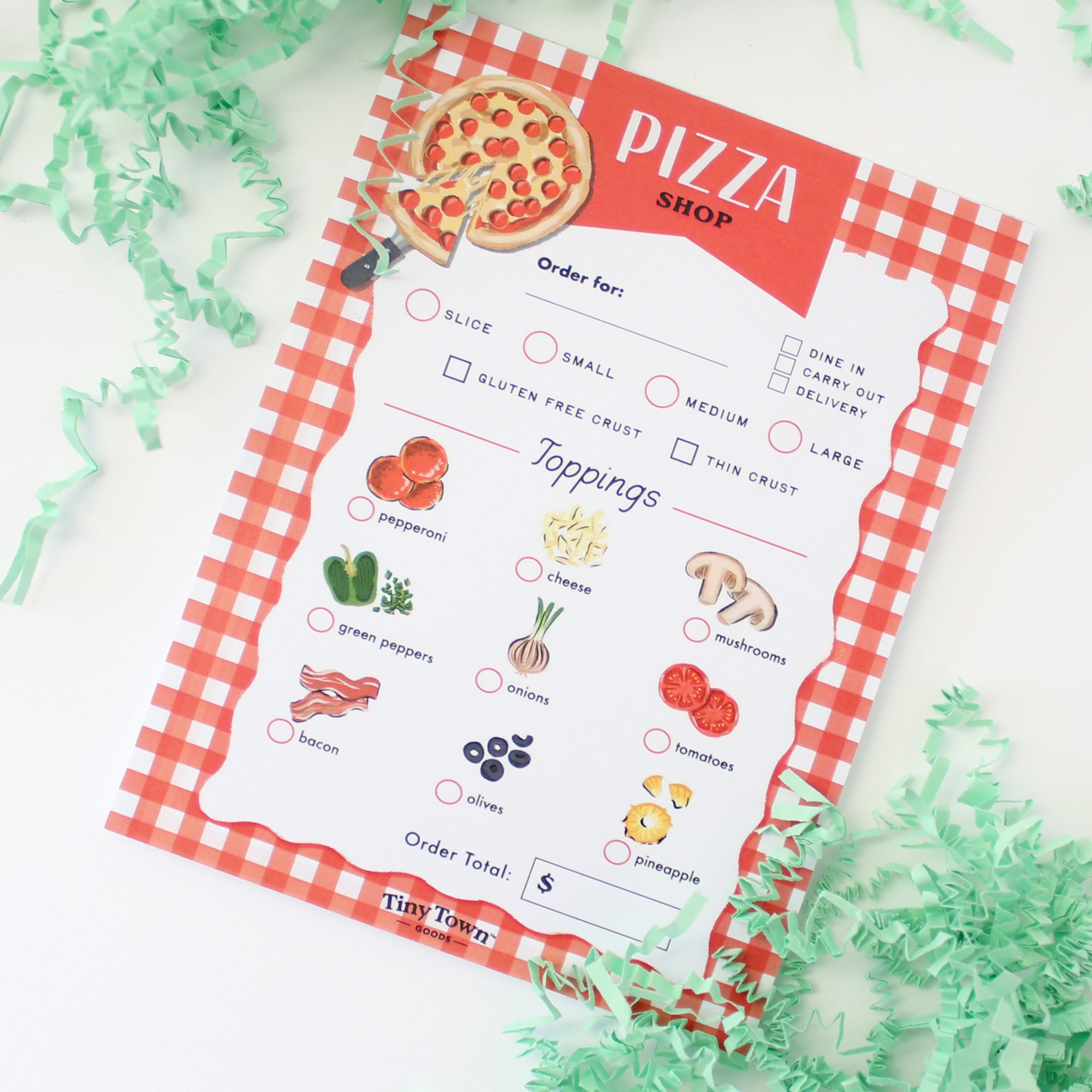 Pizza Shop Play Notepad