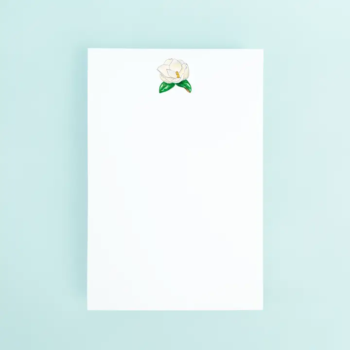 Magnolia Flower Notepad