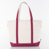 Monogrammed Medium Boat Tote