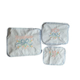 Monogrammed Packing Cubes