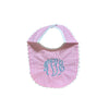 Monogrammed Gingham Bib