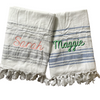 Monogrammed Turkish Towel