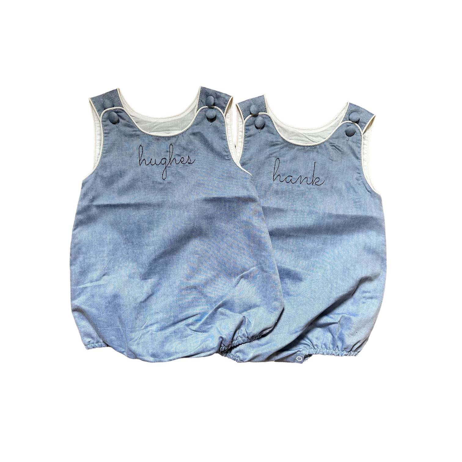 Monogrammed Bubble Sunsuit