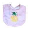 Monogrammed Pineapple Bib