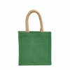 Monogrammed Small Jute Tote Bag