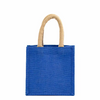 Monogrammed Small Jute Tote Bag