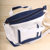 Monogrammed Crossbody Canvas Tote