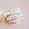 Rainbow Swiftie Woven Bracelet