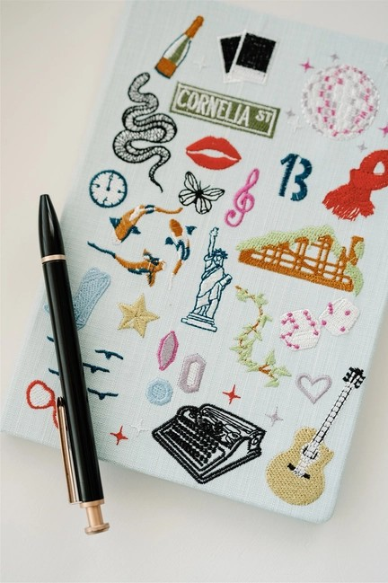 Embroidered Swiftie Notebook