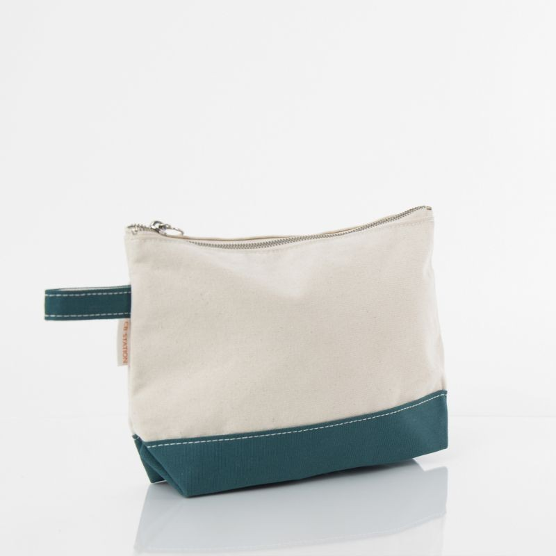Monogrammed Canvas Accessory Pouch