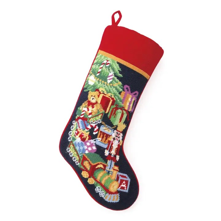 *Pre-Order* Monogrammed Needlepoint Stocking