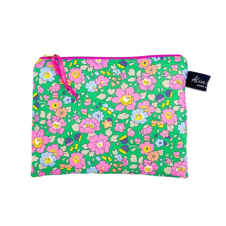 バッグ LIBERTY PRINT Fabric Pouch + Pink cherry TravelPouch-CiaraLavender.png?