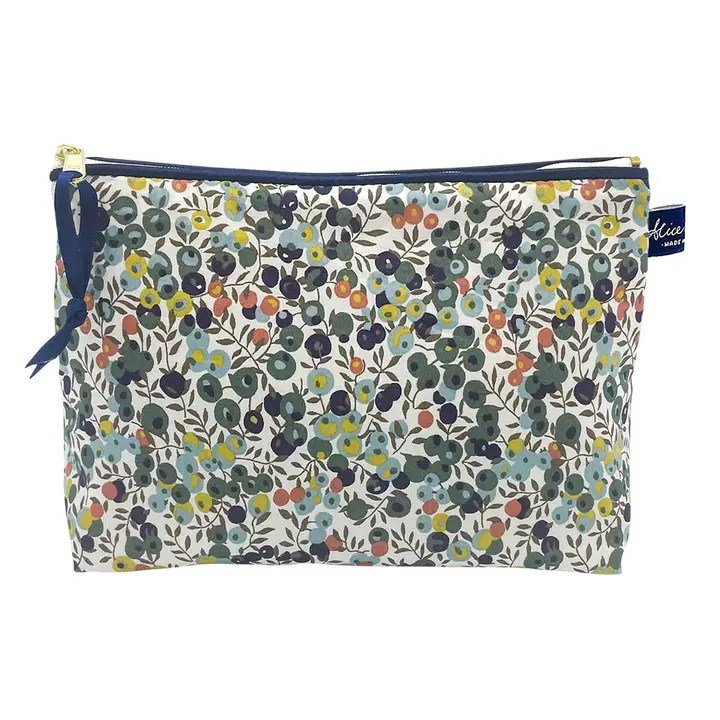 Monogrammed Liberty of London Cosmetic Bag
