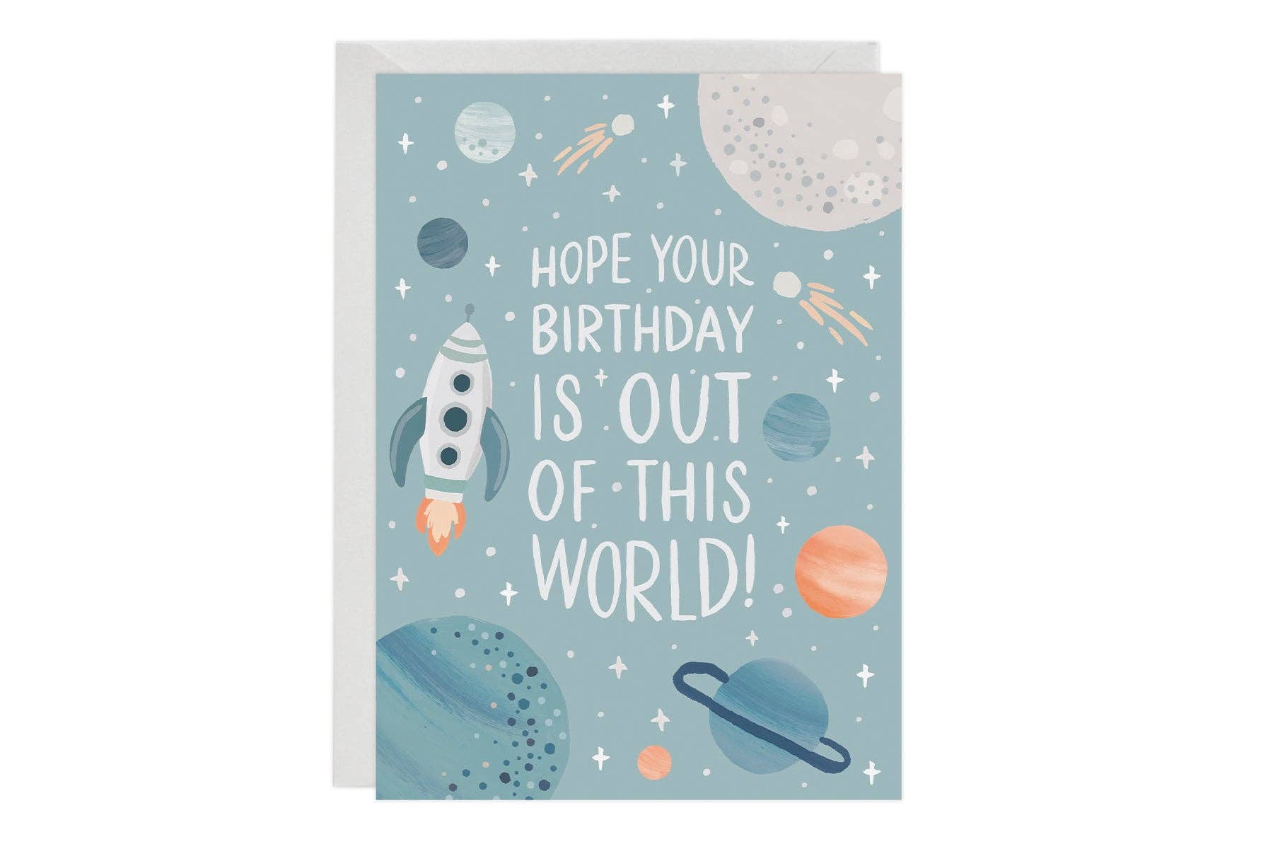 "Out of this World" Birthday Card