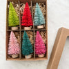 Bottle Brush Trees - Set of 6