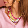 "Natalie" Multi-Colored Beaded Necklace
