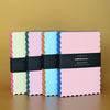 Mini Wave Notepad | Peach + Indigo Edge