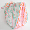 Monogrammed Expandable Tote- Mermaid