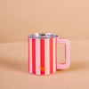 14oz Insulated Mug- Peppermint Stripes