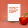 Teacher Thank You Card- "67"