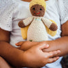Knit Angel Rattle- Cream