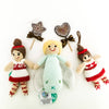 Knit Angel Rattle- Turquoise