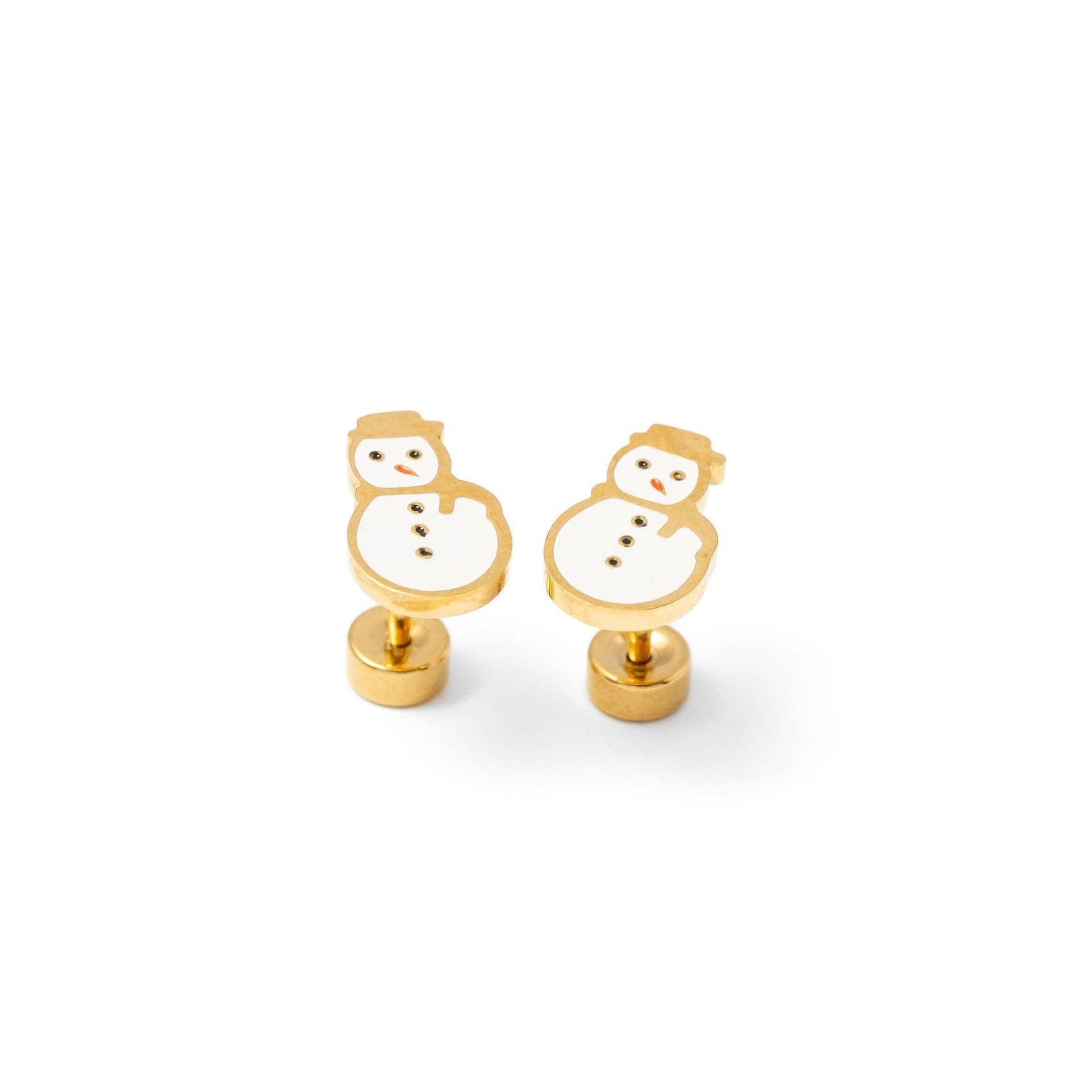 Snowman Earrings